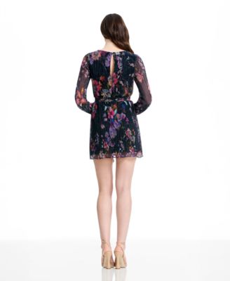 Kirsi Women's Metallic Long-Sleeve Dress