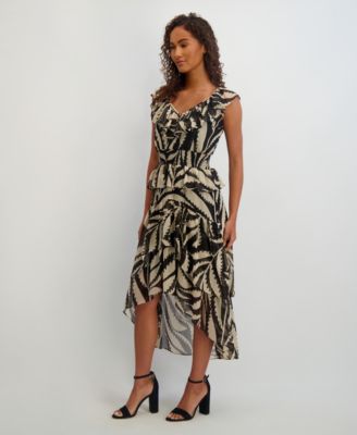 Women's Sleeveless Chiffon A-Line Dress