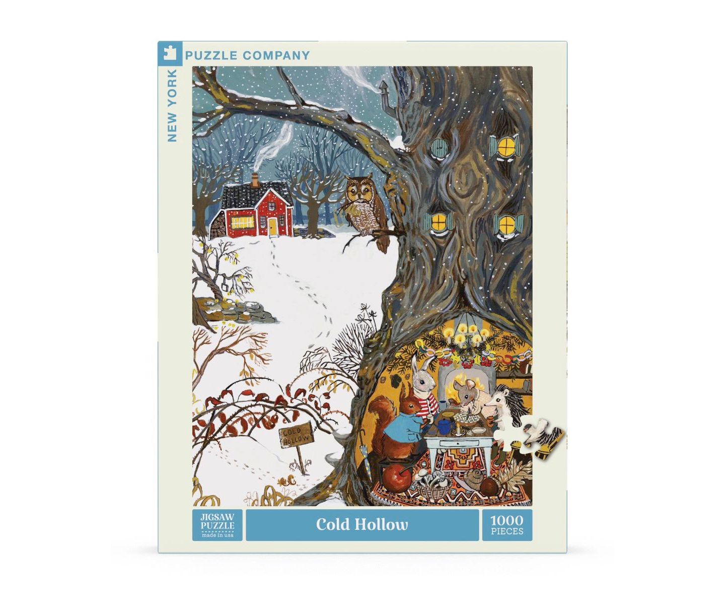 Детская игрушка New York Puzzle Company Cold Hollow 1000 Piece Puzzle by Lore Pemberton, Made in USA, Ages 13+ — фото 1