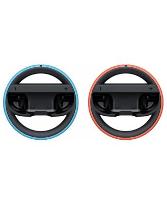 Switch 2 Mario Kart World with Joy-Con 2 Blue/Red Controllers and Wheel Bundle