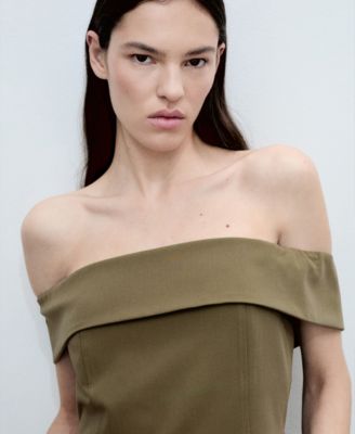 Women's Fitted Off-The-Shoulder Top