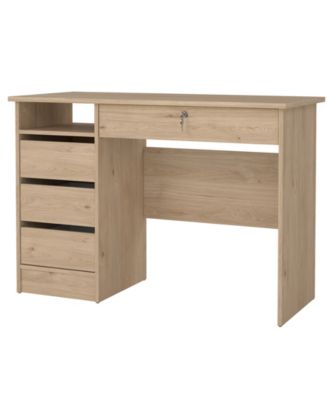 43.03" Wide 4 Storage Drawer Home Office Writing Desk