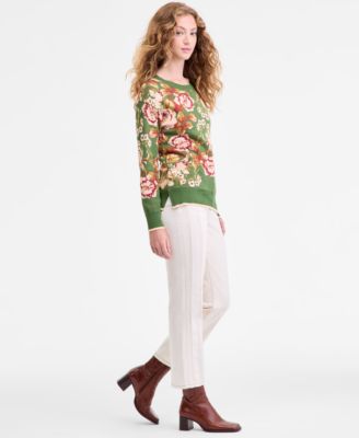 Women's Kennedy Mid-Rise Crop Straight Jeans