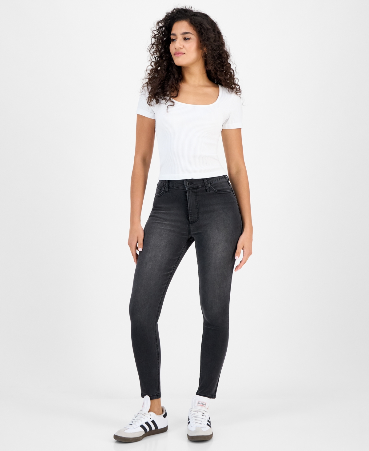High Rise Skinny Ankle Jeans - September Night