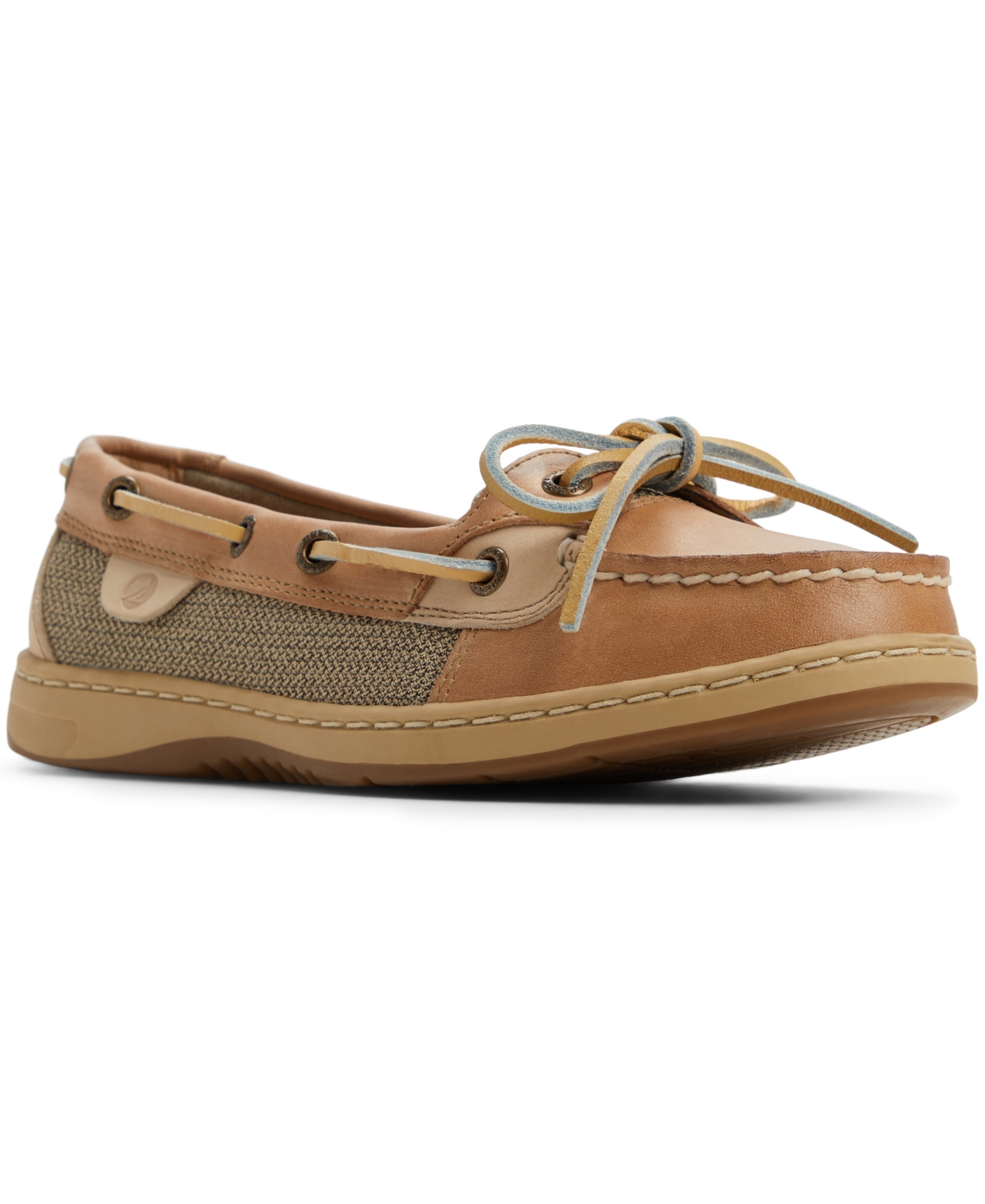 Women's Angelfish Lace-Up Boat Shoe - Mix mat linen multi