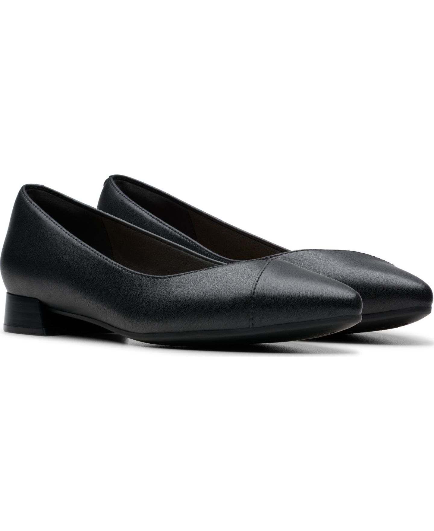 Женские балетки Clarks Collection Natalyn Wish с острым носом, цвет: Чёрный кожаный — фото 8