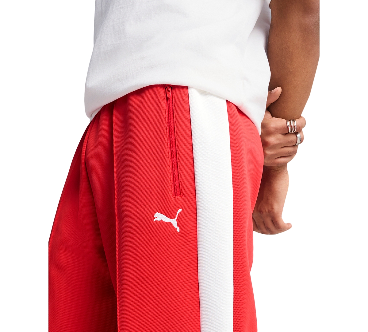 Puma T7 Always On Men's Relaxed Track Pants In Red