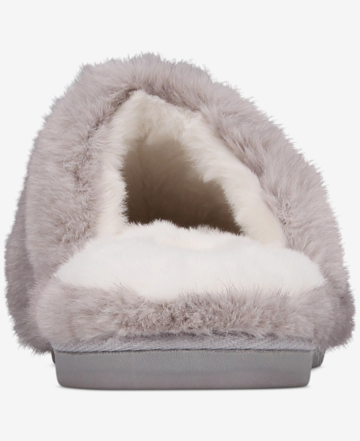 State Of Day Women's Boxed Two-tone Faux-fur Slide Slippers, Macy's Exclusive In Multi