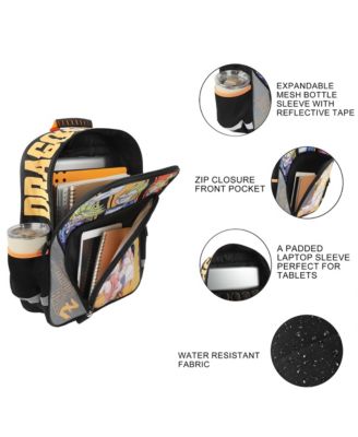 Super Saiyan Character Panels 16" kids boys Backpack