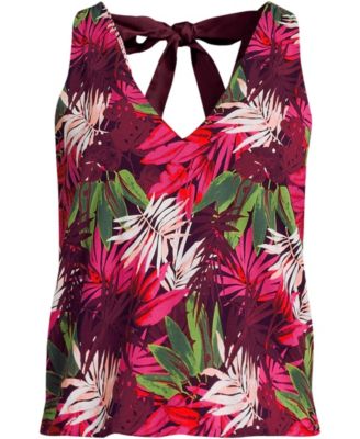 Women's Lightweight Jersey Blouson Vneck Tank