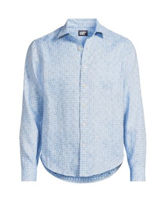 Men's Long Sleeve Linen Shirt
