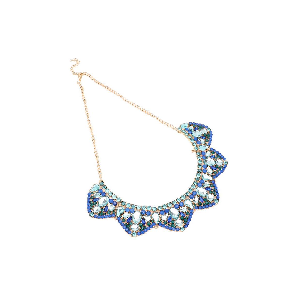 Madre Statement Necklace - Blue