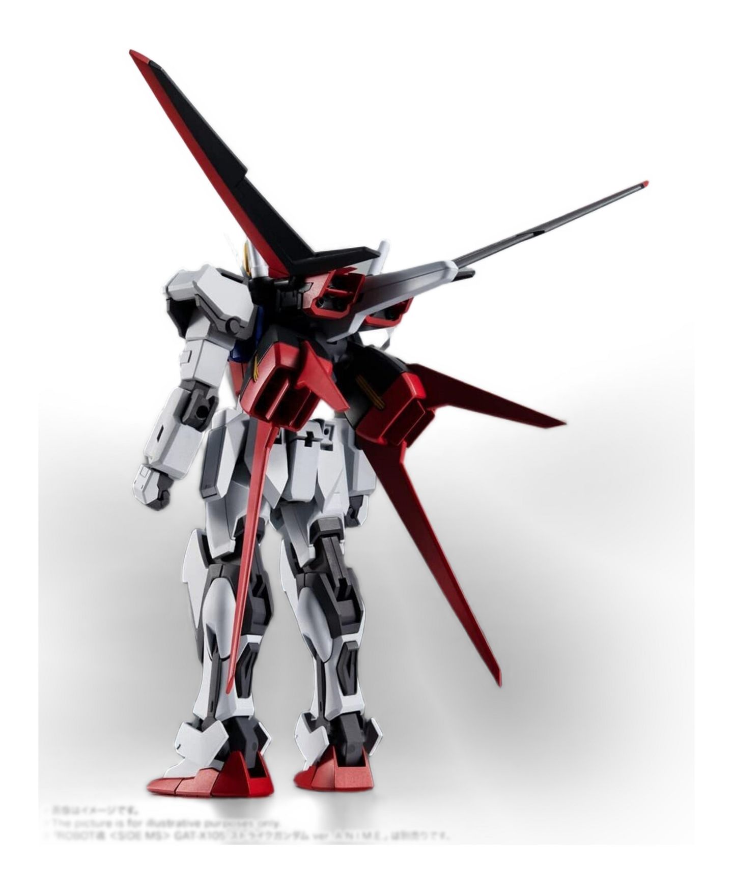 Фигурки Bandai Tamashii Nations - Mobile Suit Gundam Seed - The Robot Spirits - AQM/E-X01 Aile Striker and Effect Parts Set Ver. A.N.I.M.E. — фото 3