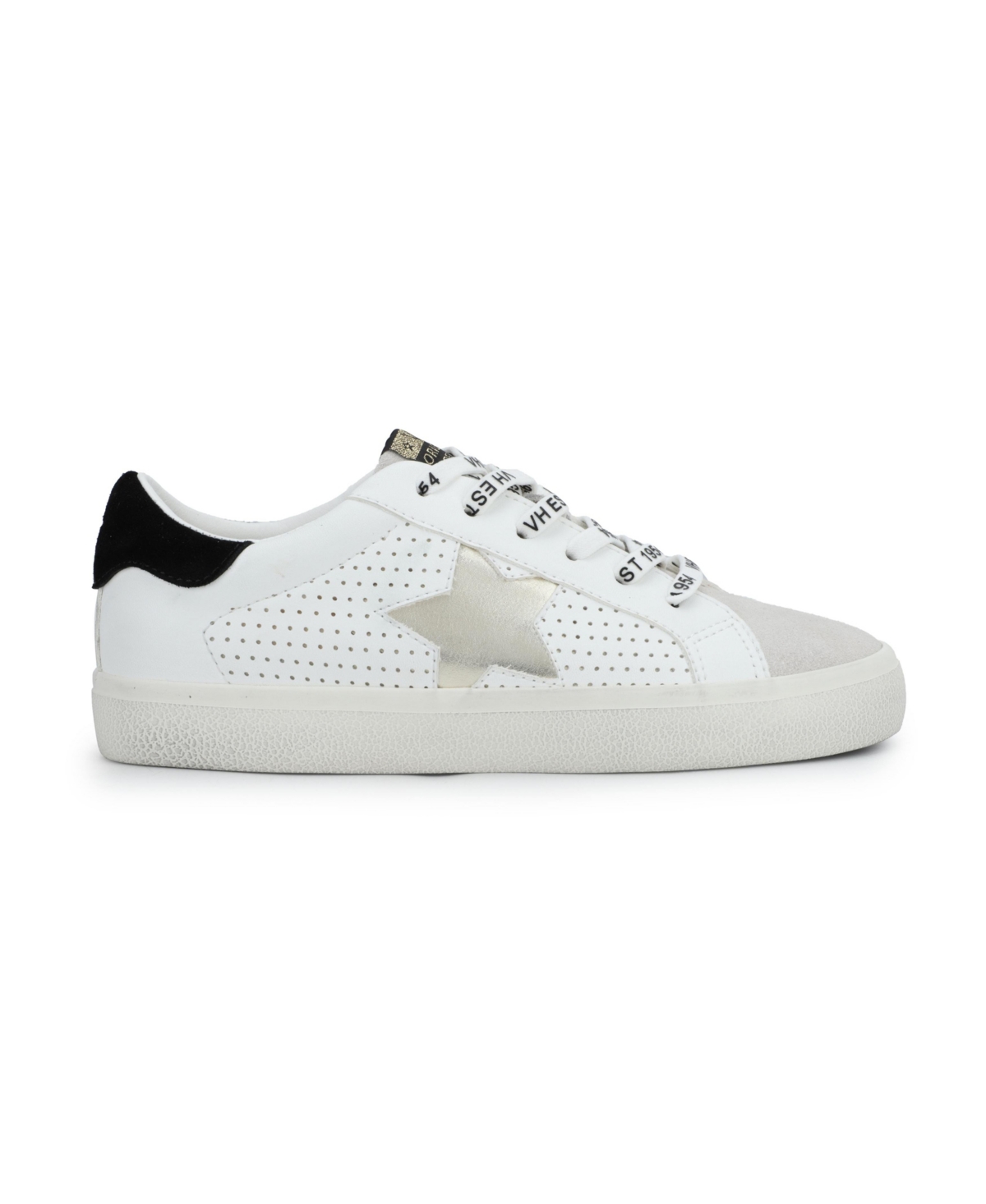 Gadol - White Grey Gold Women's's Sneaker by Vintage Havana - Grey