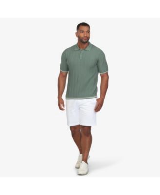 Мужское поло из фактурного трикотажа Vustra