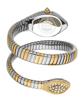 Women's Silver Stainless Steel Bracelet Watch, 34mm