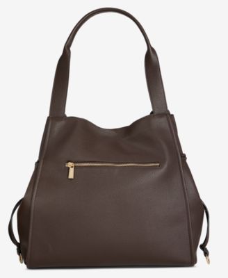 Jyyll Large Solid Tote with Removable Pouch