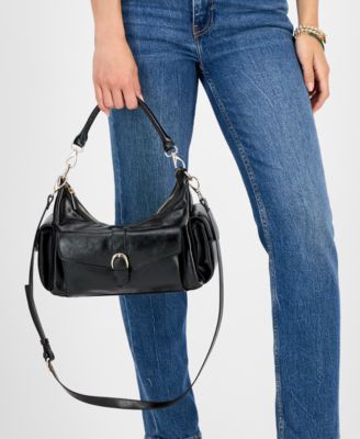 Jynna Medium Glaze Shoulder Bag, Exclusively at Macy's