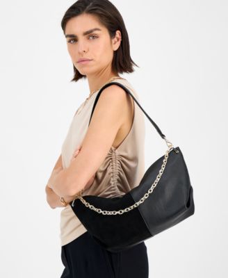 Harlaa Suede Shoulder Bag, Exclusively at Macy's