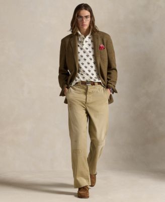 Men's Classic-Fit Equestrian Mesh Polo Shirt