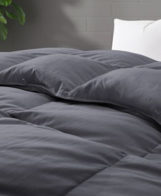 All Season White Goose Down Fiber Comforter, King