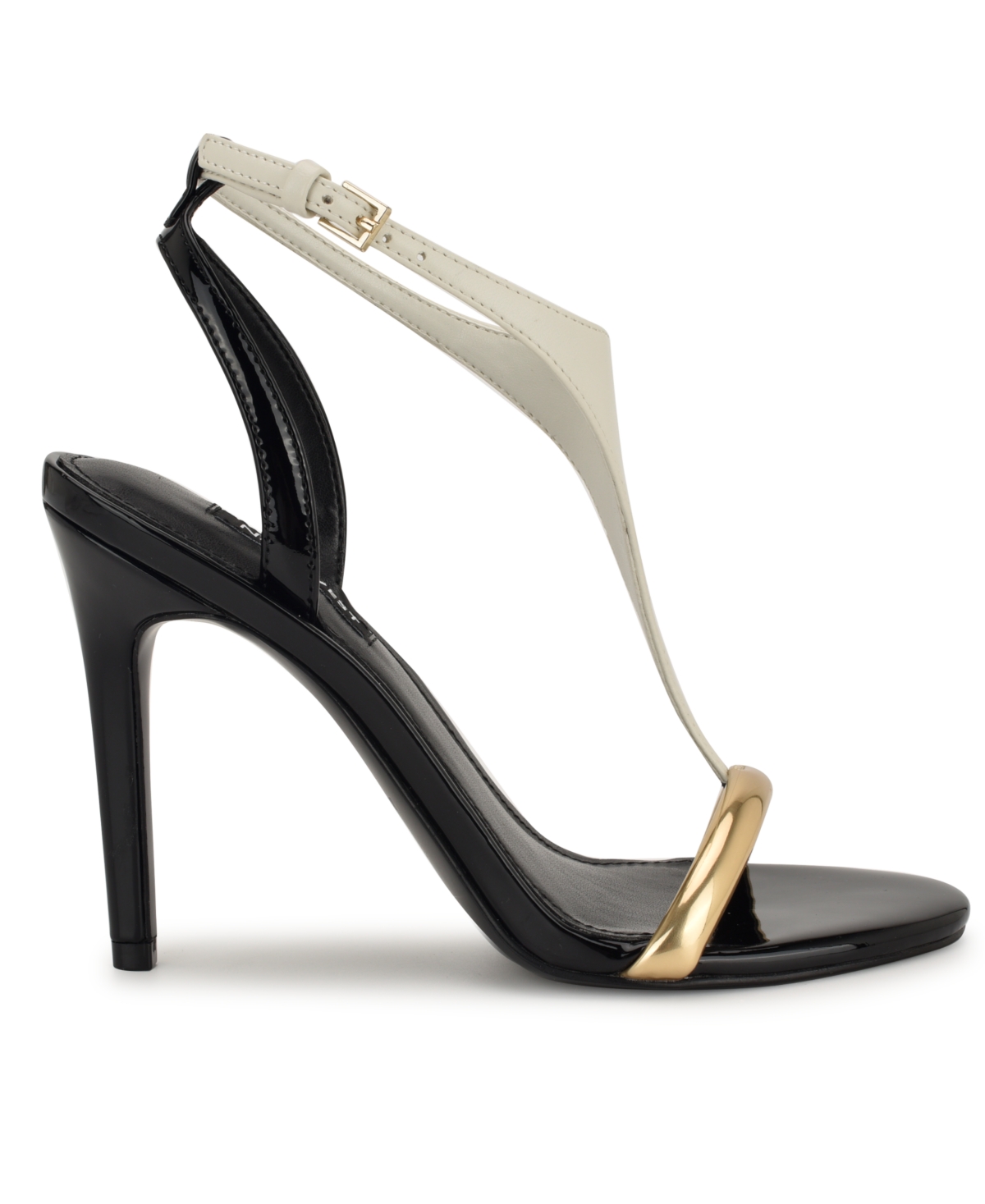 Nine West Miaza T-strap Stiletto Sandal In Black