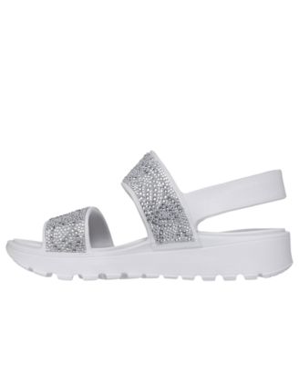 Women's Foamies: Arch Fit Footsteps - Elegance Platform Sandals from Finish Line