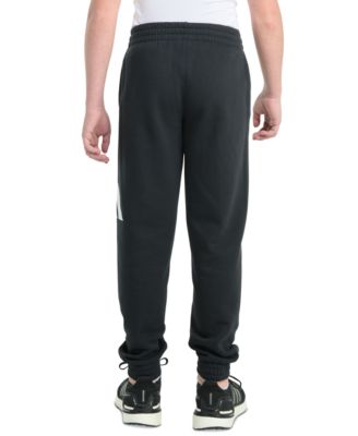 Big Boys Elastic-Waistband Essential Big Logo Fleece Jogger Pants 	