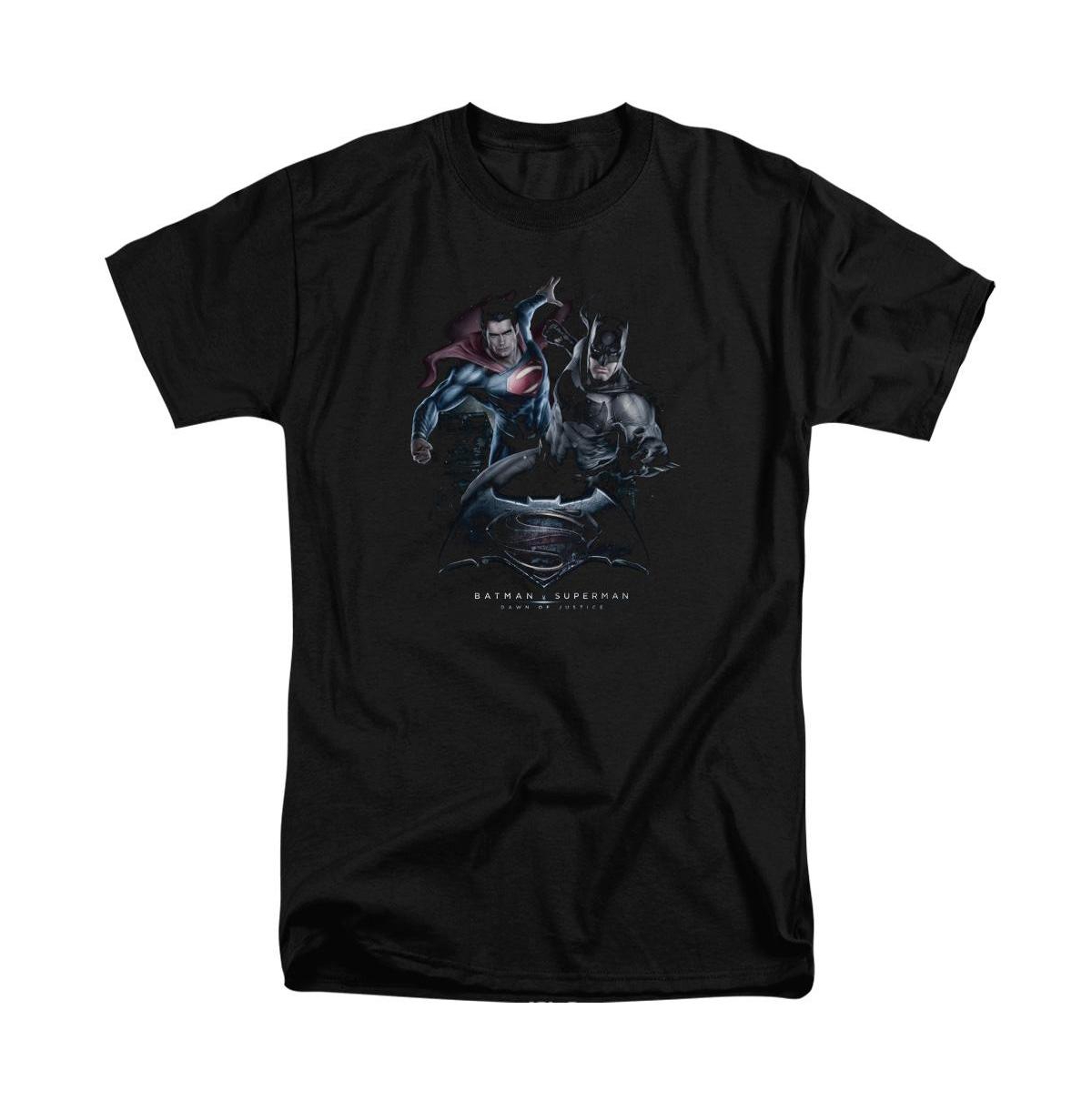 Men's Team Up Short Sleeve Adult Tee / T-Shirt - Black