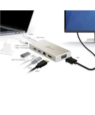 JCD376 USB 3.1 Type-C Fully Functional Mini Dock