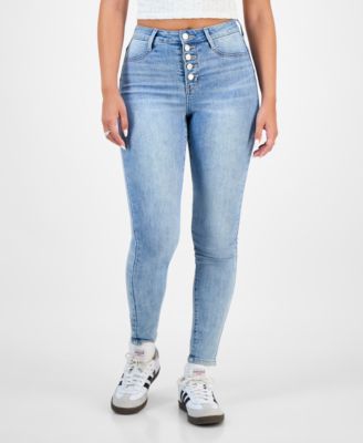 Juniors' High-Rise Curvy Skinny Jeans