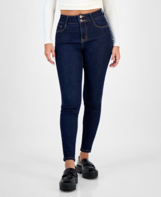Juniors' High-Rise Curvy Skinny Jeans