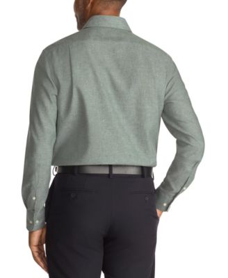 Mens Regular Fit Linen Dress Shirt