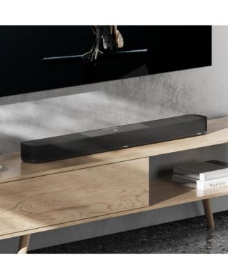 AMBEO Soundbar Plus for TV and Music with Immersive 3D Surround Sound, Virtual 7.1.4 Speaker Setup, Built-in Dual Subwoofers, Advanced Streaming Connectivity, Night Mode, Black