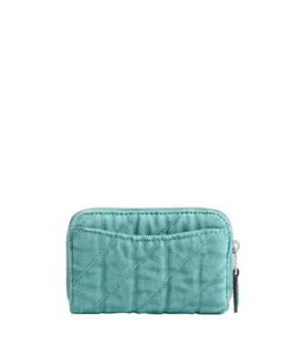 【COACH】Denim Essential Zip Around Card Case Wallet COACH Denim Essential Zip Around Card Case Wallet - Macy's