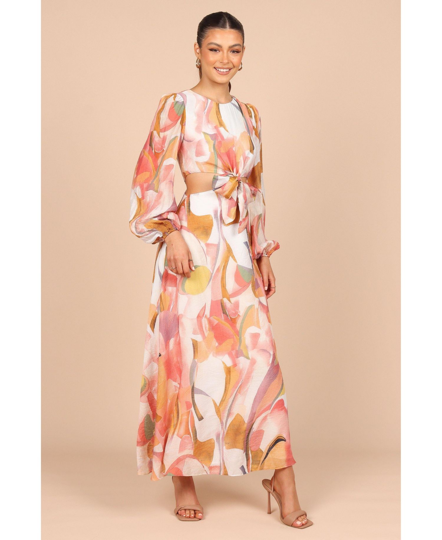 Women's Laquin Long Sleeve Maxi Dress