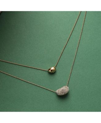 Bling Bean Multi-Layer Necklace