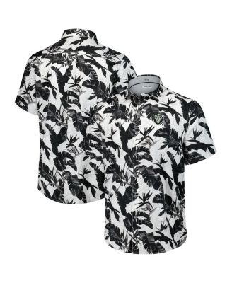 Tommy Bahama - Men's Black Las Vegas Raiders Sunnyvale Blooms Camp Button-Up Shirt