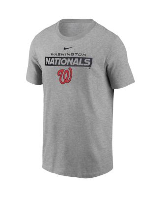 Мужская футболка Nike Heather Gray Washington Nationals Team от Nike