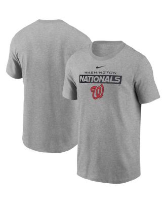 Nike - Men's Heather Gray Washington Nationals Team T-Shirt
