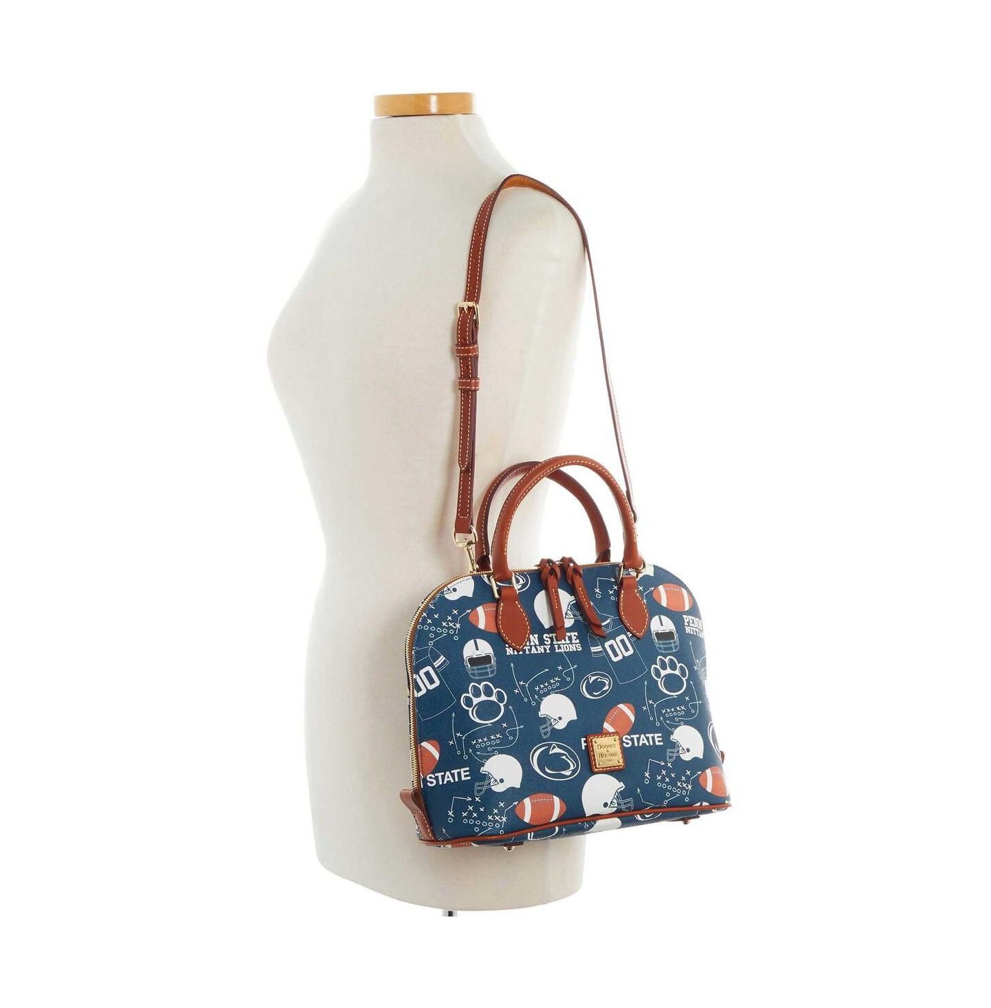 Женская сумка Dooney & Bourke Penn State Nittany Lions Game Day Zip Satchel — фото 3