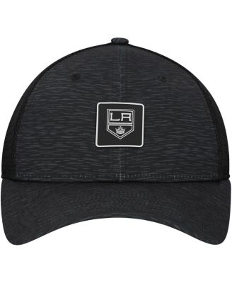 Женская черная шляпа дальнобойщика Fanatics Los Angeles Kings Authentic Pro с регулируемой длиной