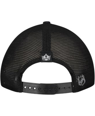Women's Black Los Angeles Kings Authentic Pro Adjustable Trucker Hat