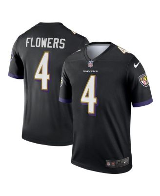 Nike - Men's Zay Flowers Black Baltimore Ravens Alternate Legend Jersey