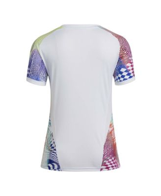 Women's White San Jose Earthquakes 2025 Pride Pre-Match Jersey