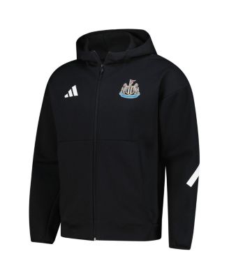 Мужская черная куртка Adidas Newcastle United 2025/26 Anthem на молнии