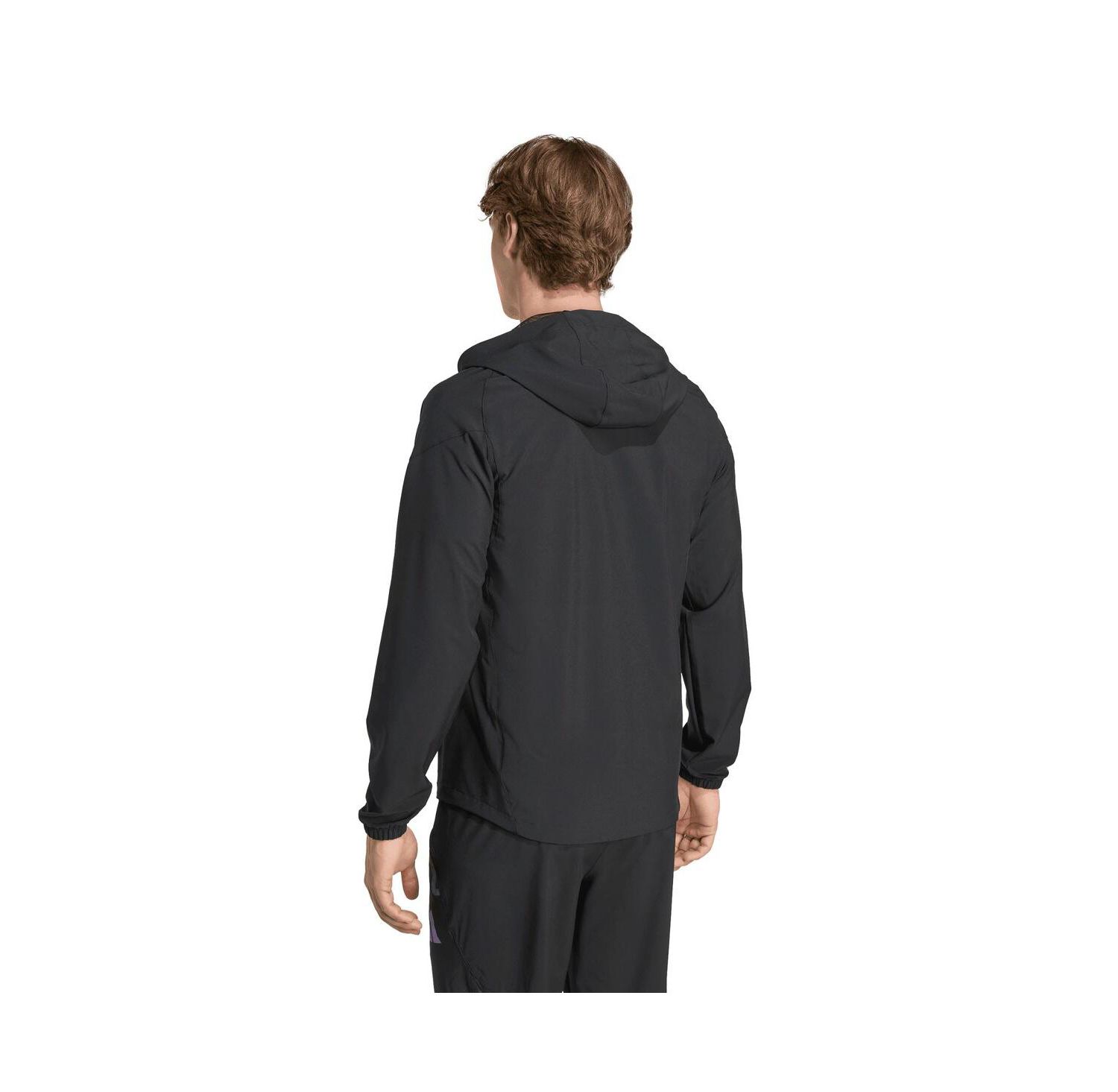 Men's Black Manchester United 2025/26 Tiro Vis Tech Travel Jacket