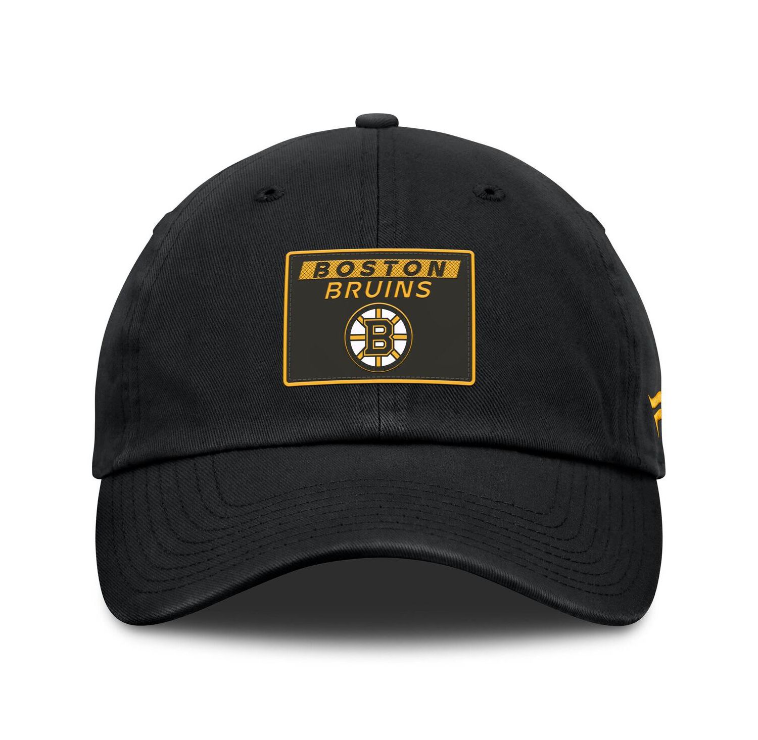 Men's Black Boston Bruins Authentic Pro Prime Adjustable Hat