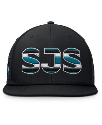 Мужская черная бейсболка Fanatics из альтернативного джерси San Jose Sharks Authentic Pro Snapback