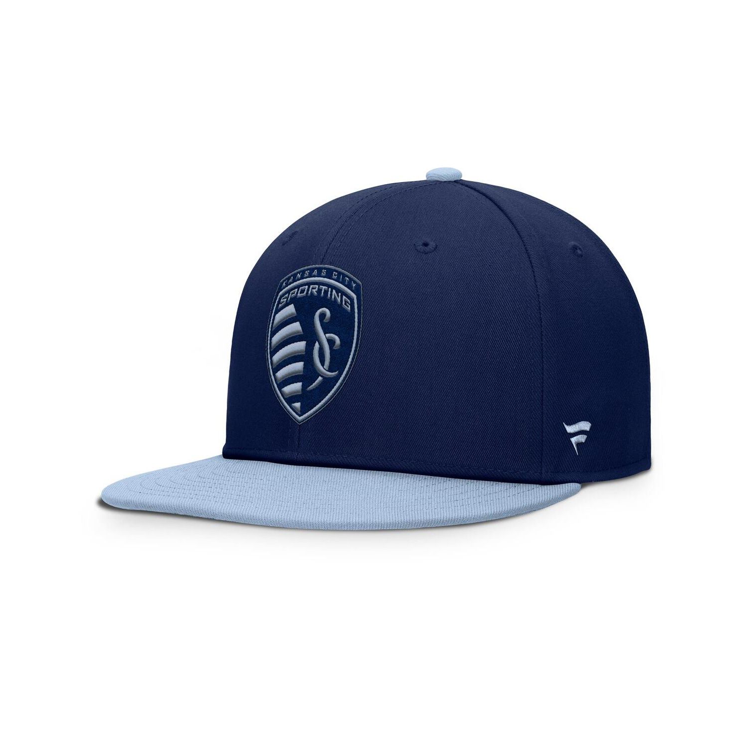 Men's Navy Sporting Kansas City Sitter Snapback Hat